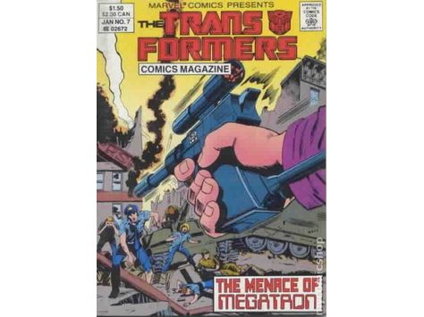 Comic Books, Hardcovers & Trade Paperbacks Marvel Comics - Transformers Comic Magazine Digest (1987) 007 (Cond. VF-) - 14656 - Cardboard Memories Inc.