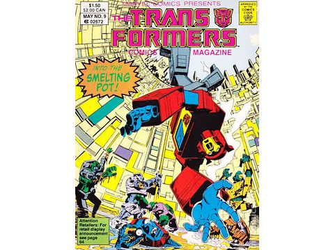 Comic Books, Hardcovers & Trade Paperbacks Marvel Comics - Transformers Comic Magazine Digest (1987) 009 (Cond. VF-) - 14655 - Cardboard Memories Inc.