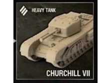 miniatures Gale Force Nine - World of Tanks - Wave 5 - British - Churchill VII - Heavy Tank - 494664 - Cardboard Memories Inc.