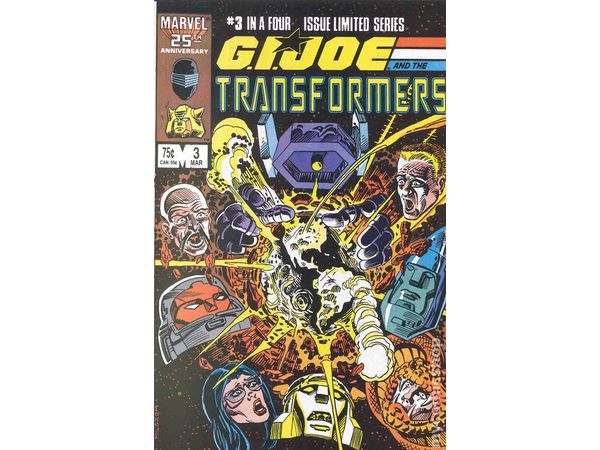 Comic Books, Hardcovers & Trade Paperbacks Marvel Comics - GI Joe and The Transformers (1987) 003 (Cond. VF-) - 14671 - Cardboard Memories Inc.