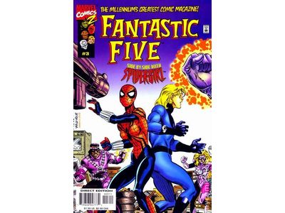 Comic Books, Hardcovers & Trade Paperbacks Marvel Comics - Fantastic Five (1991 1st Series) 003 (Cond. FN/VF) - 15268 - Cardboard Memories Inc.