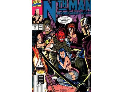 Comic Books Marvel Comics - Nth Man The Ultimate Ninja (1989) 015 (Cond. VF-) - 8313 - Cardboard Memories Inc.