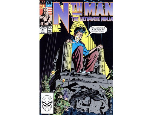 Comic Books Marvel Comics - Nth Man The Ultimate Ninja (1989) 006 (Cond. FN/VF) - 8341 - Cardboard Memories Inc.