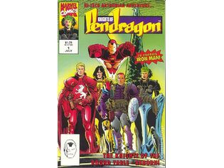Comic Books Marvel Comics - Knights of Pendragon (1992 2nd Edition) 001 (Cond. FN+) - 16029 - Cardboard Memories Inc.
