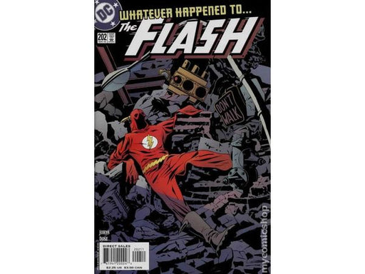 Comic Books DC Comics - The Flash (1987 2nd Series) 202 (Cond. FN/VF) - 15923 - Cardboard Memories Inc.