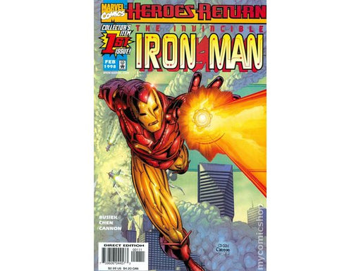 Comic Books Marvel Comics - Iron Man (1998 3rd Series) 001 (Cond. FN) - 16126 - Cardboard Memories Inc.