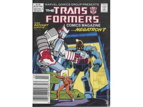 Comic Books, Hardcovers & Trade Paperbacks Marvel Comics - Transformers Comic Magazine Digest (1987) 004 (Cond. VF-) - 14661 - Cardboard Memories Inc.