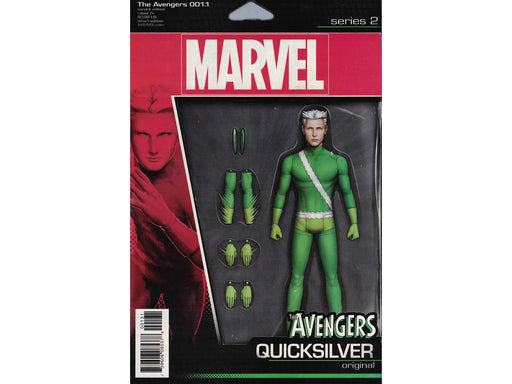 Comic Books Marvel Comics - Avengers (2016) 001.1 - Christopher Action Figure Variant Edition (Cond. VF-) - 14362 - Cardboard Memories Inc.