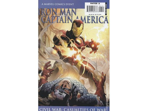 Comic Books Marvel Comics - Ironman Captain America Casualties of War (2006) 001 - CVR B Variant Edition (Cond. FN/VF) - 16118 - Cardboard Memories Inc.