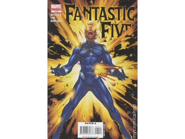 Comic Books, Hardcovers & Trade Paperbacks Marvel Comics - Fantastic Five (2007 2nd Series) 004 (Cond. VF-) - 15262 - Cardboard Memories Inc.