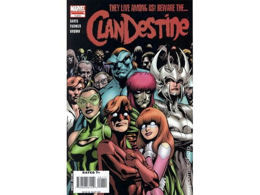 Comic Books Marvel Comics - Clandestine (2008 2nd Series) 001 (Cond. VF-) - 12120 - Cardboard Memories Inc.