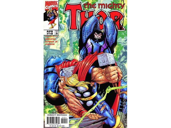 Comic Books Marvel Comics - Thor (1998-2004 2nd Series) 010 - (Cond. FN+ 6.5) - 8429 - Cardboard Memories Inc.