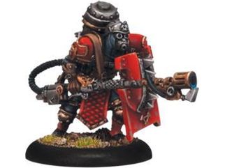 Collectible Miniature Games Privateer Press - Warmachine - Khador - Assault Kommando Flame Thrower - PIP 33069 - Cardboard Memories Inc.