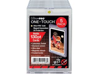 Supplies Ultra Pro - Magnetized One Touch - 130pt - Value Pack - Package of 5 - Cardboard Memories Inc.