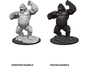 Role Playing Games Wizkids - Dungeons and Dragons - Unpainted Miniature - Nolzurs Marvellous Miniatures - Great Ape - 90090 - Cardboard Memories Inc.