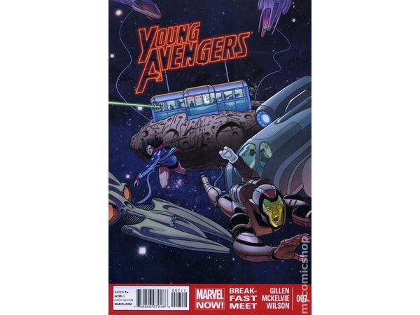 Comic Books Marvel Comics - Young Avengers (2012 2nd Series) 007 (Cond. VF-) - 16217 - Cardboard Memories Inc.