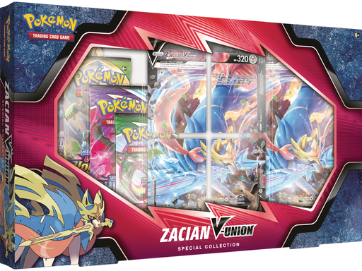 Trading Card Games Pokemon - Zacian V-Union - Trading Card Special Collection Box - Cardboard Memories Inc.