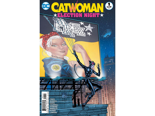 Comic Books DC Comics - Catwoman Election Night 001 - 2064 - Cardboard Memories Inc.