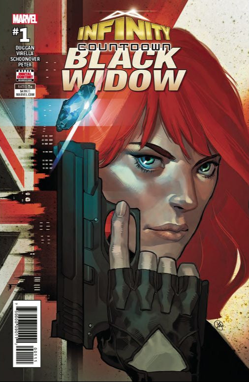 Comic Books Marvel Comics - Infinity Countdown Black Widow (2018) 001 (Cond. FN) - 4096 - Cardboard Memories Inc.