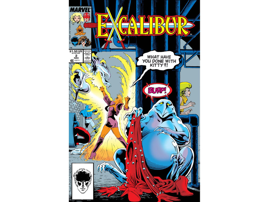 Comic Books Marvel Comics - Excalibur 002 - 7025 - Cardboard Memories Inc.