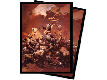Supplies Ultra Pro - Deck Protectors - Standard Size - 100 Count - Frazetta the Destroyer - Cardboard Memories Inc.