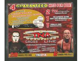 Sports Cards Tristar - 2008 - TNA Wrestling - Cross the Line - Hobby Box - Cardboard Memories Inc.