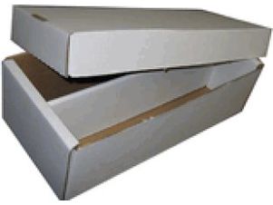 Supplies BCW - Cardboard Card Box - 1600 Count  - Shoebox Style - Cardboard Memories Inc.