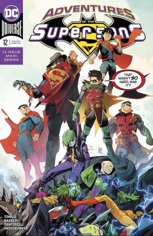 Comic Books DC Comics - Adventures of Super Sons (2018) 012 (Cond. FN-) - 4410 - Cardboard Memories Inc.