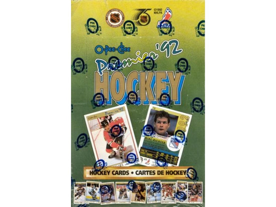 Sports Cards O-Pee-Chee OPC - 1992 - Hockey - Premier - Hobby Box - Cardboard Memories Inc.