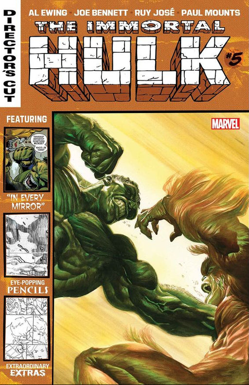 Comic Books Marvel Comics - Immortal Hulk (2018) 005 - Director's Cut Variant Edition (Cond. FN+) - 4479 - Cardboard Memories Inc.