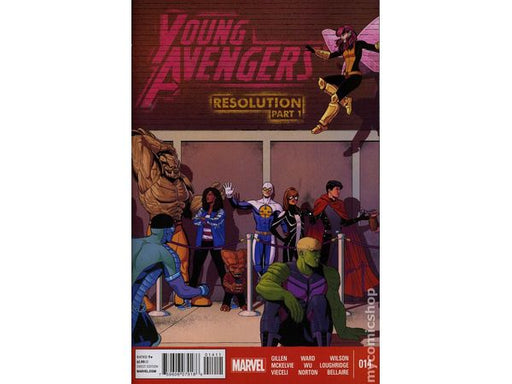 Comic Books Marvel Comics - Young Avengers (2012 2nd Series) 014 (Cond. VF-) - 16226 - Cardboard Memories Inc.