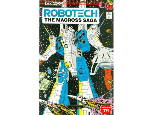 Comic Books Comico - Robotech The Macross Saga (1985-1989) 005 (Cond. FN/VF) - 13717 - Cardboard Memories Inc.