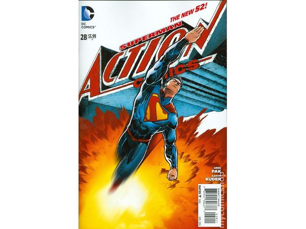 Comic Books DC Comics - Action Comics 028 2011 Series (Cond. VF-) - 13309 - Cardboard Memories Inc.