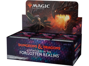 Trading Card Games Magic the Gathering - Dungeons and Dragons - Adventures in the Forgotten Realms - Draft Booster Box - Cardboard Memories Inc.