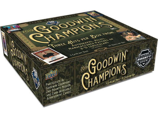 Sports Cards Upper Deck - 2019 - Baseball - Goodwin Champions - Hobby Box - Cardboard Memories Inc.
