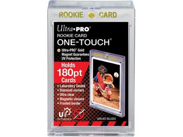 Supplies Ultra Pro - Magnetized One Touch - Gold Foil Rookie - 180pt for Patch Cards - Cardboard Memories Inc.