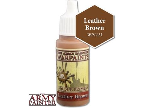 Paints and Paint Accessories Army Painter - Warpaints - Leather Brown - WP1123 - Cardboard Memories Inc.