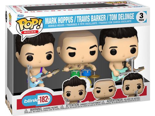 Action Figures and Toys POP! - Music - Blink 182 - 3 Pack - Cardboard Memories Inc.