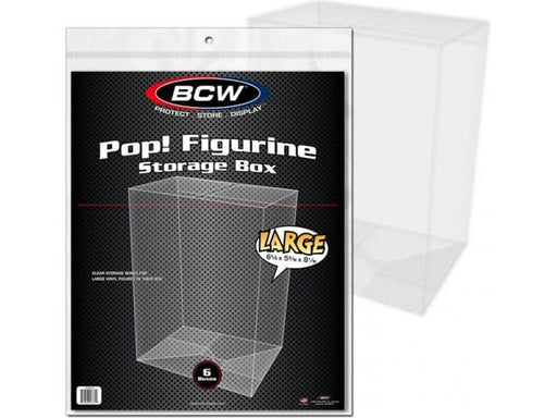 Supplies BCW - POP! Figurine Storage Boxes - Large - 6 Pack - Cardboard Memories Inc.