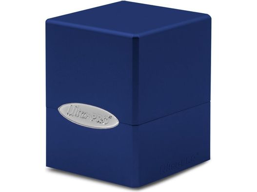 Supplies Ultra Pro - Satin Cube Deck Box - Blue - Cardboard Memories Inc.