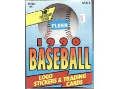 Sports Cards Fleer - 1990 - Baseball - Hobby Box - Cardboard Memories Inc.