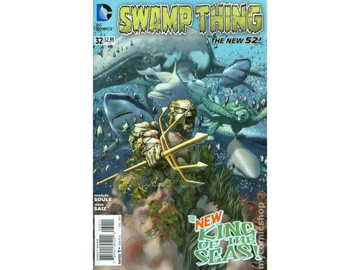 Comic Books DC Comics - Swamp Thing (2011 5th Series) 032 (Cond. VF-) - 8586 - Cardboard Memories Inc.