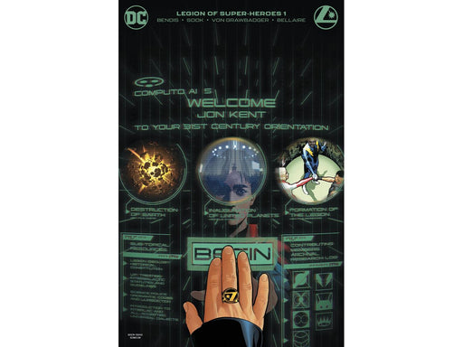 Comic Books DC Comics - Legion of Super Heroes 001 - Card Stock Sook Variant (Cond. VF-) - 3928 - Cardboard Memories Inc.