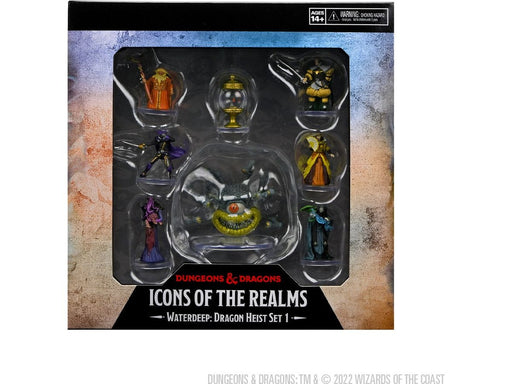 Role Playing Games Wizards of the Coast - Dungeons and Dragons - Icons of the Realms - Waterdeep Dragon Heist - Set 1 - Cardboard Memories Inc.