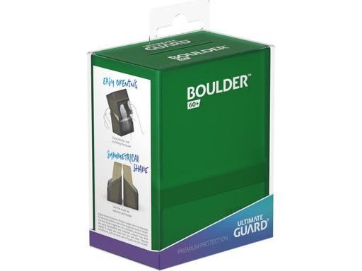 Supplies Ultimate Guard - Boulder Deck Case - Emerald - 60 - Cardboard Memories Inc.