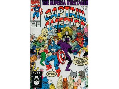 Comic Books Marvel Comics - Captain America (1968 1st Series) 390 (Cond. VF-) - 7285 - Cardboard Memories Inc.