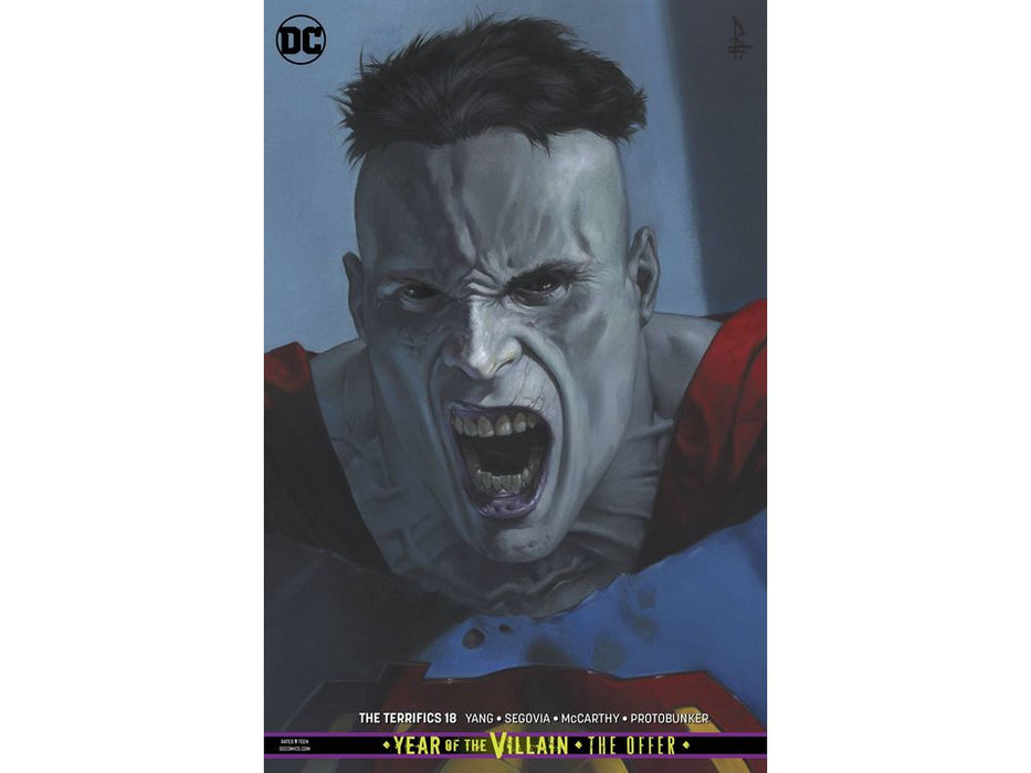 Comic Books DC Comics - Terrifics 018 - Card Stock Variant - YOTV the Offer (Cond. VF-) - 3971 - Cardboard Memories Inc.