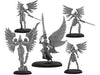 Collectible Miniature Games Privateer Press - Warmachine - Convergence of Cyriss - Archnumen Aurora - Solo Unit Box - PIP 36036 - Cardboard Memories Inc.