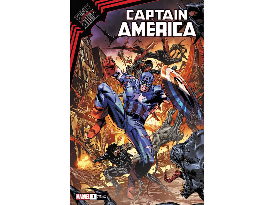 Comic Books Marvel Comics - King in Black - Captain America 001 - Larroca Variant Edition (Cond. VF-) - 10952 - Cardboard Memories Inc.