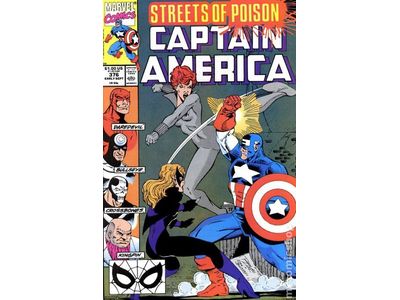 Comic Books Marvel Comics - Captain America (1968 1st Series) 376 - 7275 - Cardboard Memories Inc.